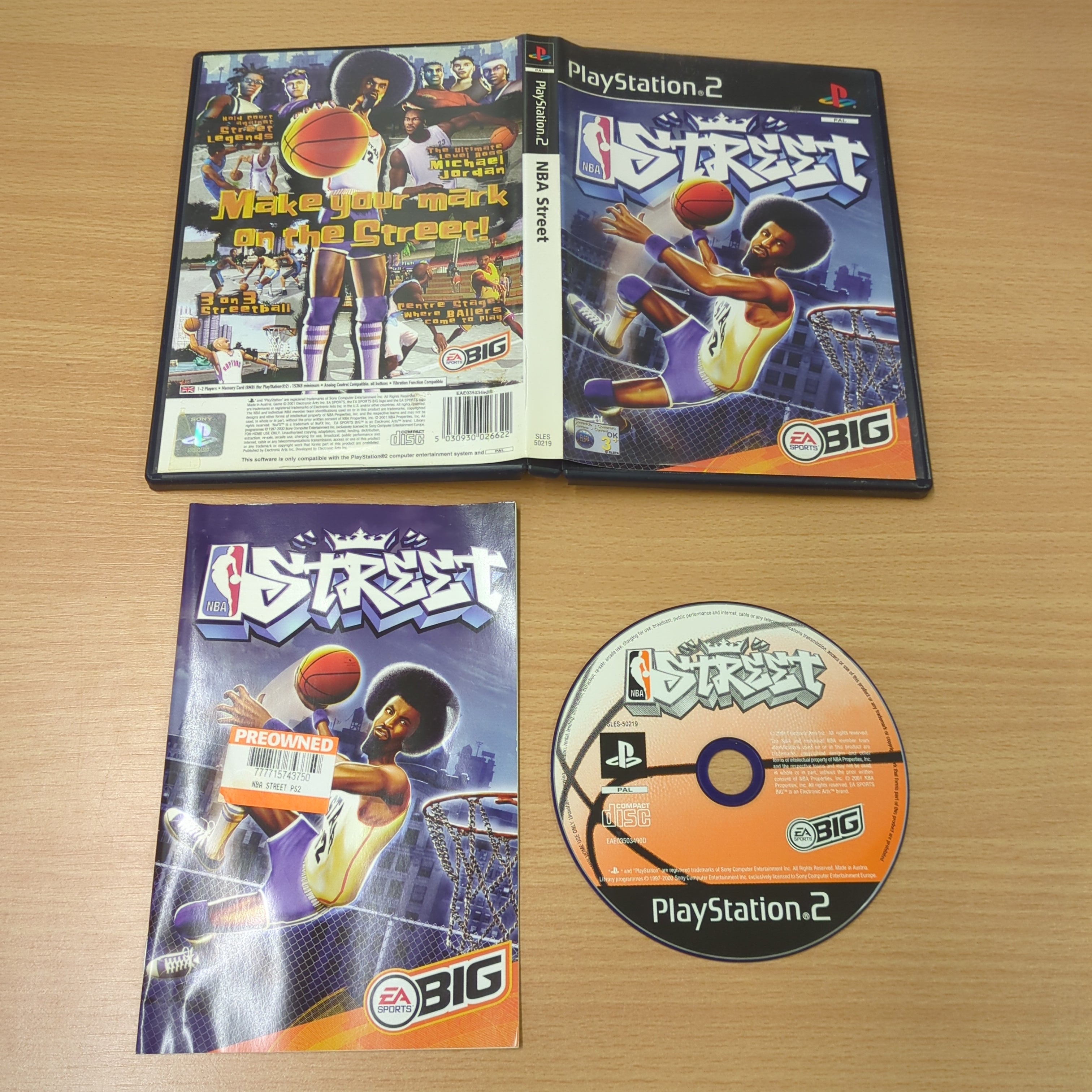 NBA Street Sony PS2 game NBA Street Sony PS2 game